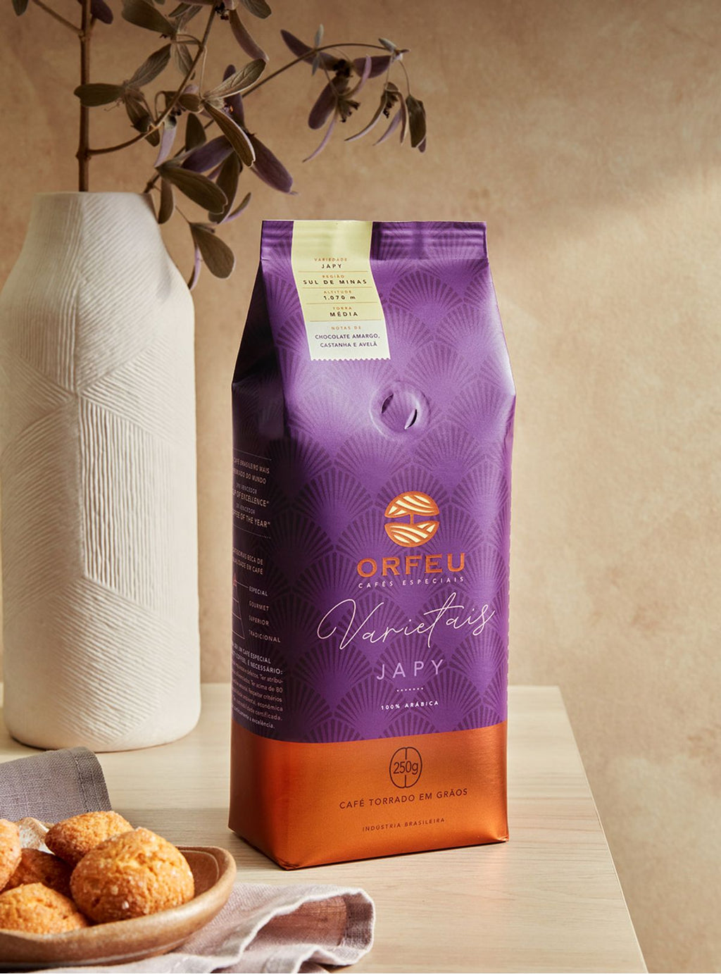 Orfeu Café em grãos Japy 250g