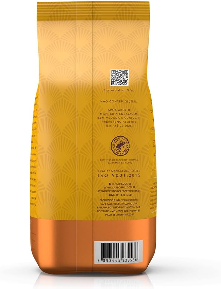 Orfeu Café em Grãos Bourbon Amarelo 250g
