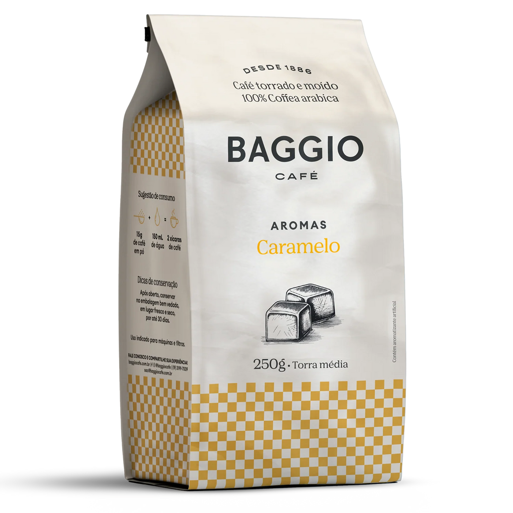 Baggio Café Torrado e Moído Aroma de Caramelo 250g