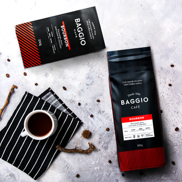 Baggio Café Bourbon Espresso Grão 500g
