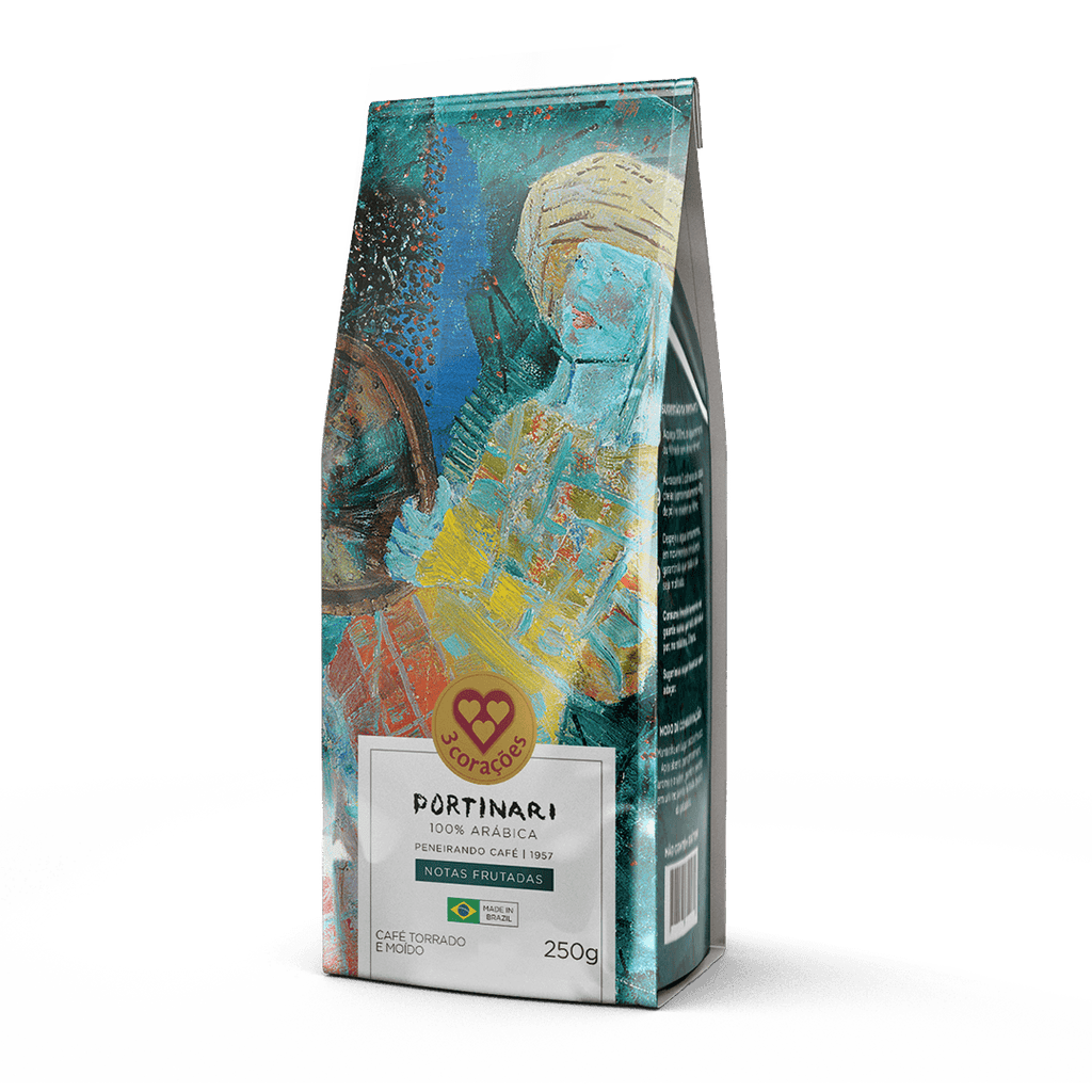 Café Torrado e Moído Portinari, Fruity Notes, Gourmet 3 Corações 250g