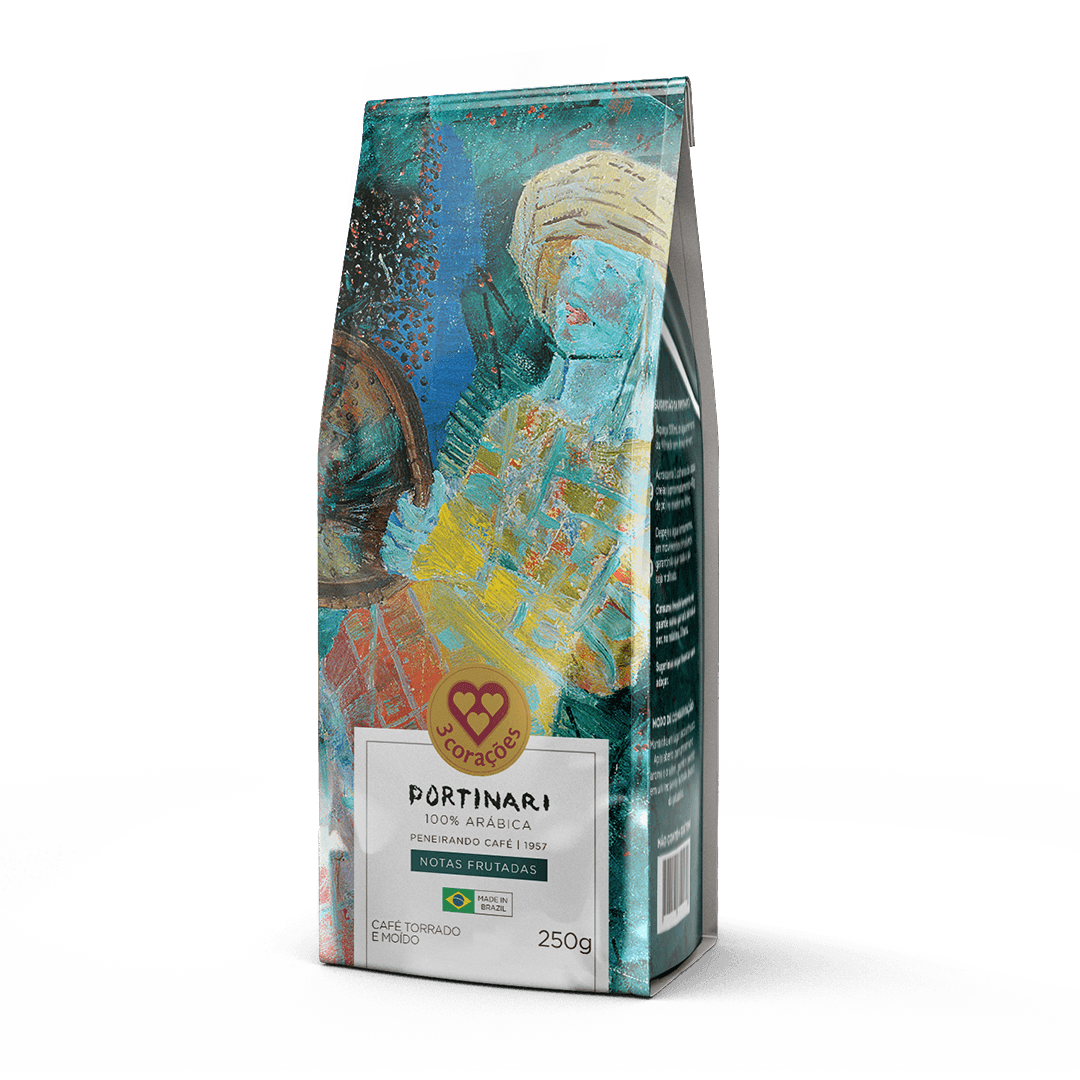 Café Torrado e Moído Portinari, Fruity Notes, Gourmet 3 Corações 250g
